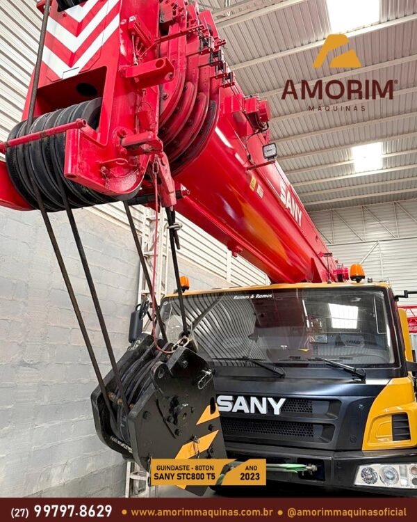 SANY STC800T5 80TON - Image 2