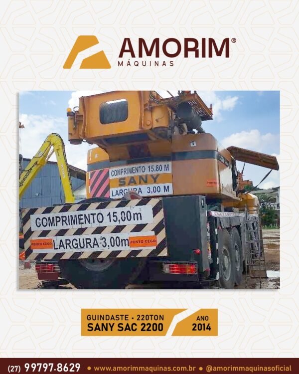 SANY SAC2200 220TON - Image 5