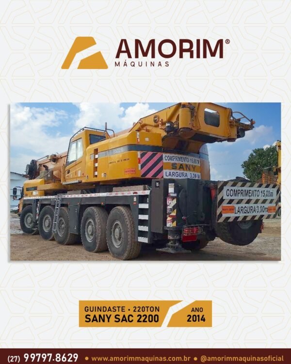 SANY SAC2200 220TON - Image 6