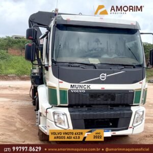CAMINHÃO MUNCK VOLVO VM270 6X2R ARGOS AGI 43.0