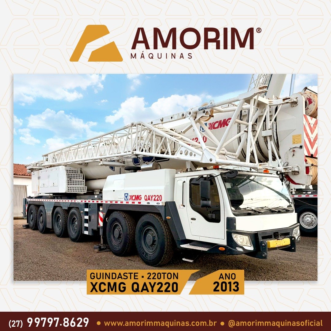 XCMG QAY 220 220TON – Amorim Máquinas
