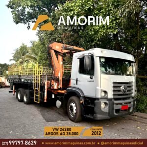 CAMINHÃO MUNCK VW24.280 ARGOS AG 35.000